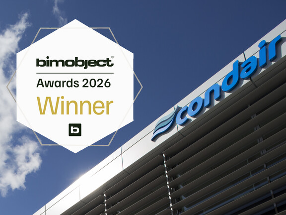 Condair wins bim object leader award Condair wins bim object leader award